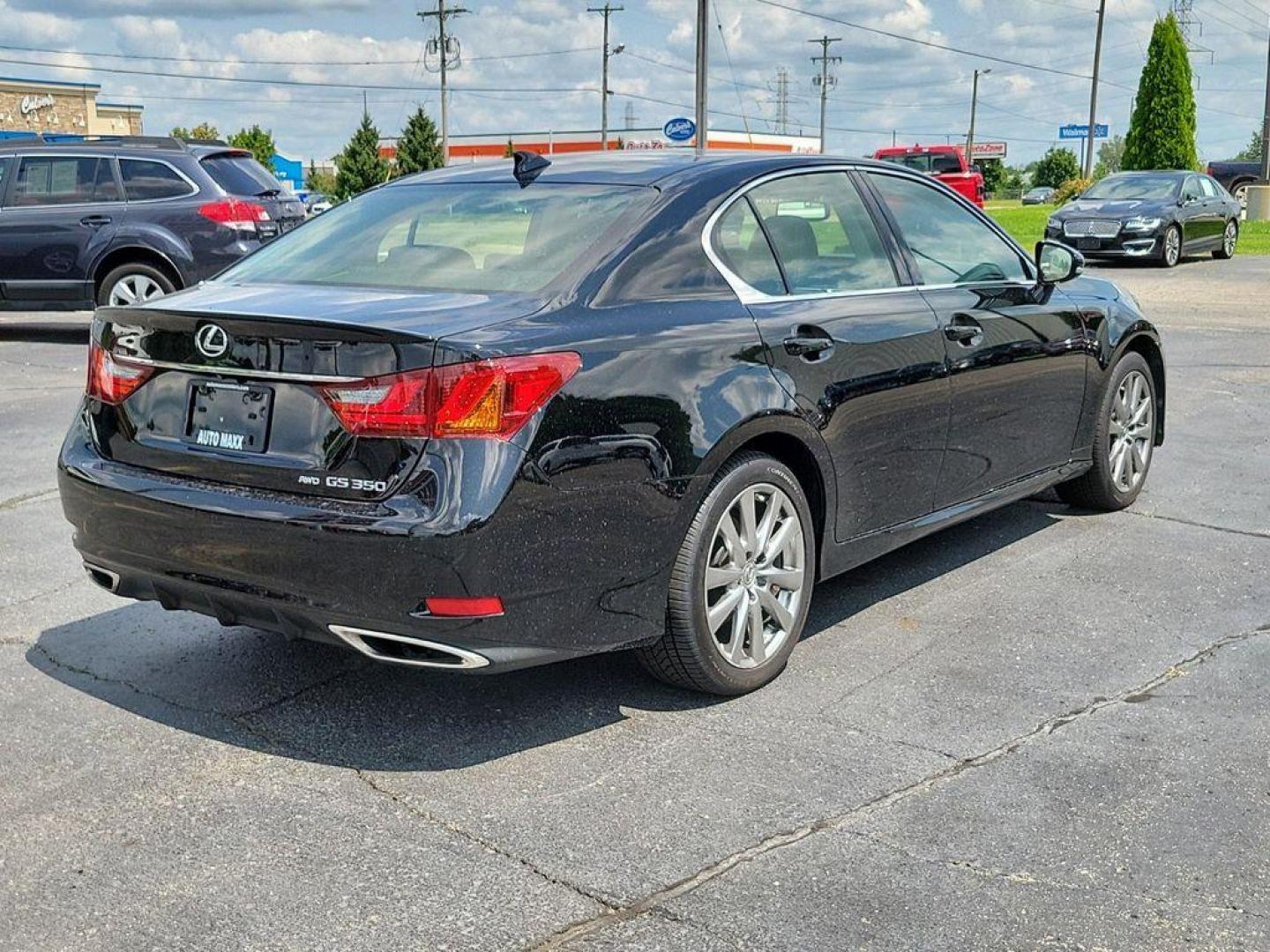 2015 Obsidian /Black Lexus GS 350 AWD (JTHCE1BL2FA) with an 3.5L V6 DOHC 24V engine, 6-Speed Automatic transmission, located at 6064 Gull Rd, Kalamazoo, MI, 49048, (269) 222-0088, 42.328388, -85.512924 - <b>Vehicle Details</b><br>For Sale: 2015 Lexus GS 350 Base (A6) 33,309 Miles Discover luxury and performance with this meticulously maintained 2015 Lexus GS 350 Base (A6). With only 33,309 miles, this CARFAX 1-Owner vehicle is an exceptional find. Powered by a robust V6, 3.5L engine and equipped w - Photo#3