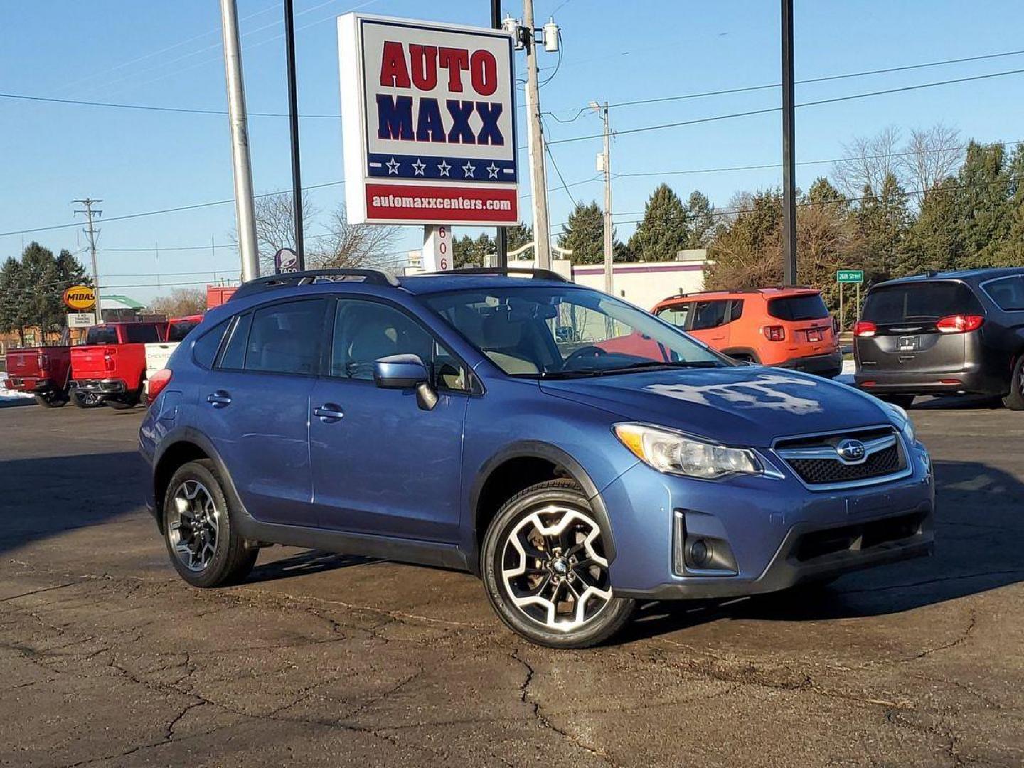 2016 Quartz Blue Pearl /Ivory Subaru XV Crosstrek 2.0i Premium PZEV CVT (JF2GPADC6G8) with an 2.0L L4 DOHC 16V engine, CVT transmission, located at 6064 Gull Rd, Kalamazoo, MI, 49048, (269) 222-0088, 42.328388, -85.512924 - Discover the thrill of adventure with this outstanding 2016 Subaru Crosstrek Premium Plus! This versatile and reliable crossover is your ticket to exploring new horizons, with its robust AWD system and efficient 4-cylinder, 2.0L engine that delivers both power and impressive fuel economy. Whether yo - Photo#0