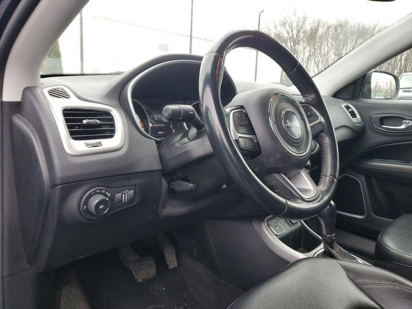 2018 BLUE /Black Jeep Compass Sport FWD (3C4NJCBBXJT) with an 2.4L L4 DOHC 16V engine, Automatic transmission, located at 6064 Gull Rd, Kalamazoo, MI, 49048, (269) 222-0088, 42.328388, -85.512924 - Discover adventure and style with this stunning 2018 Jeep Compass Latitude, now available at our dealership. Perfect for those who seek reliability and modern features, this SUV is designed to enhance your driving experience. Equipped with a fuel-efficient 4-cylinder, 2.4L engine and Front-Wheel Dri - Photo#14