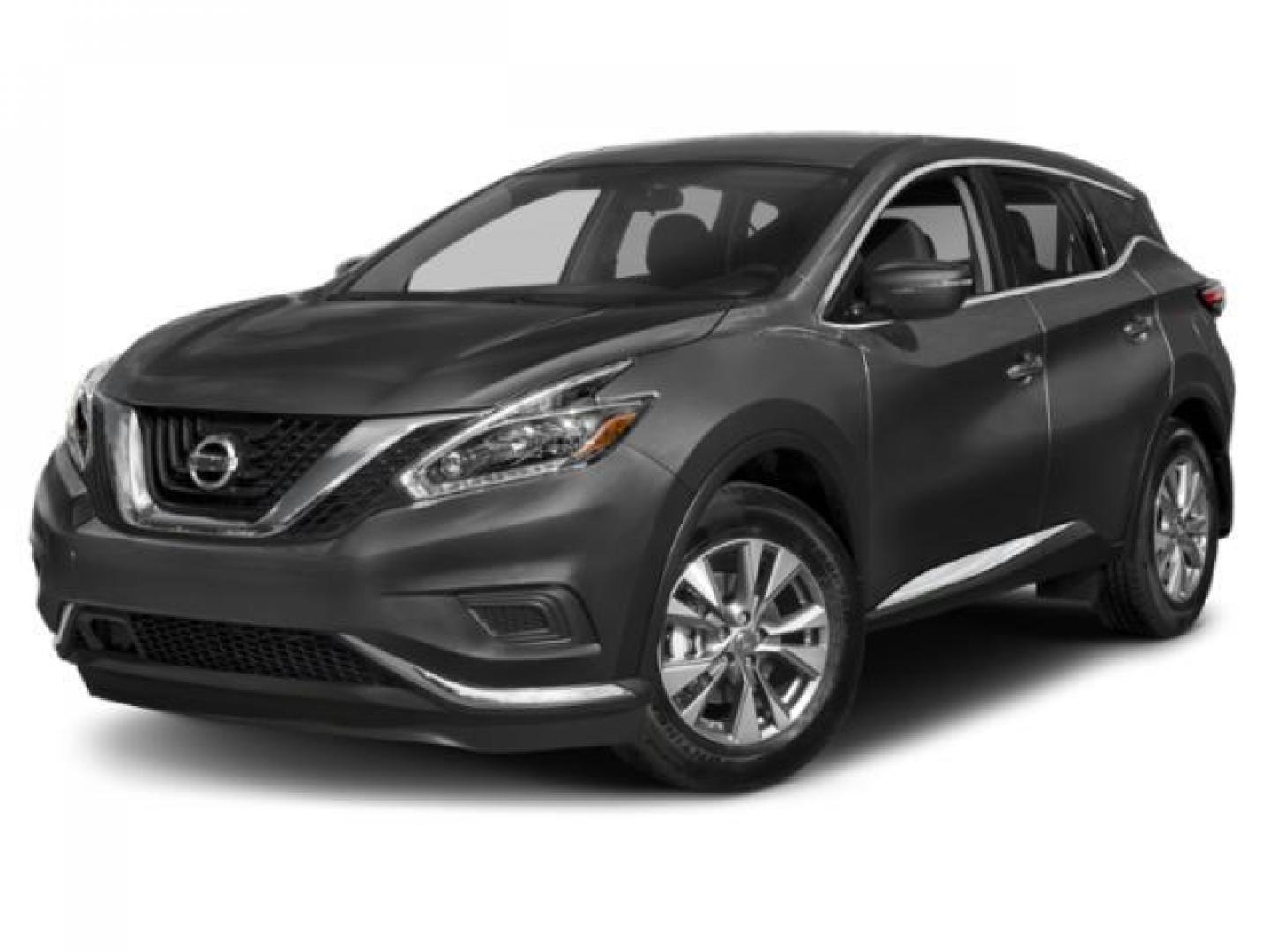 2018 Gun Metallic /Graphite Nissan Murano Platinum AWD (5N1AZ2MH5JN) with an 3.5L V6 DOHC 24V engine, CVT transmission, located at 234 Columbia Ave, Battle Creek, MI, 49015, (269) 222-0088, 42.298264, -85.192543 - Premium Package: BOSE Premium Audio System with 11 Speakers; Intelligent Around View Monitor; Intelligent Drive Alertness (I-DA); Power Panoramic Moonroof; 18" Gunmetal Aluminum-Alloy Wheels; Heated Outside Mirrors; Intelligent Cruise Control (ICC); Heated Front Bucket Seats Cargo Package: Cargo Are - Photo#0