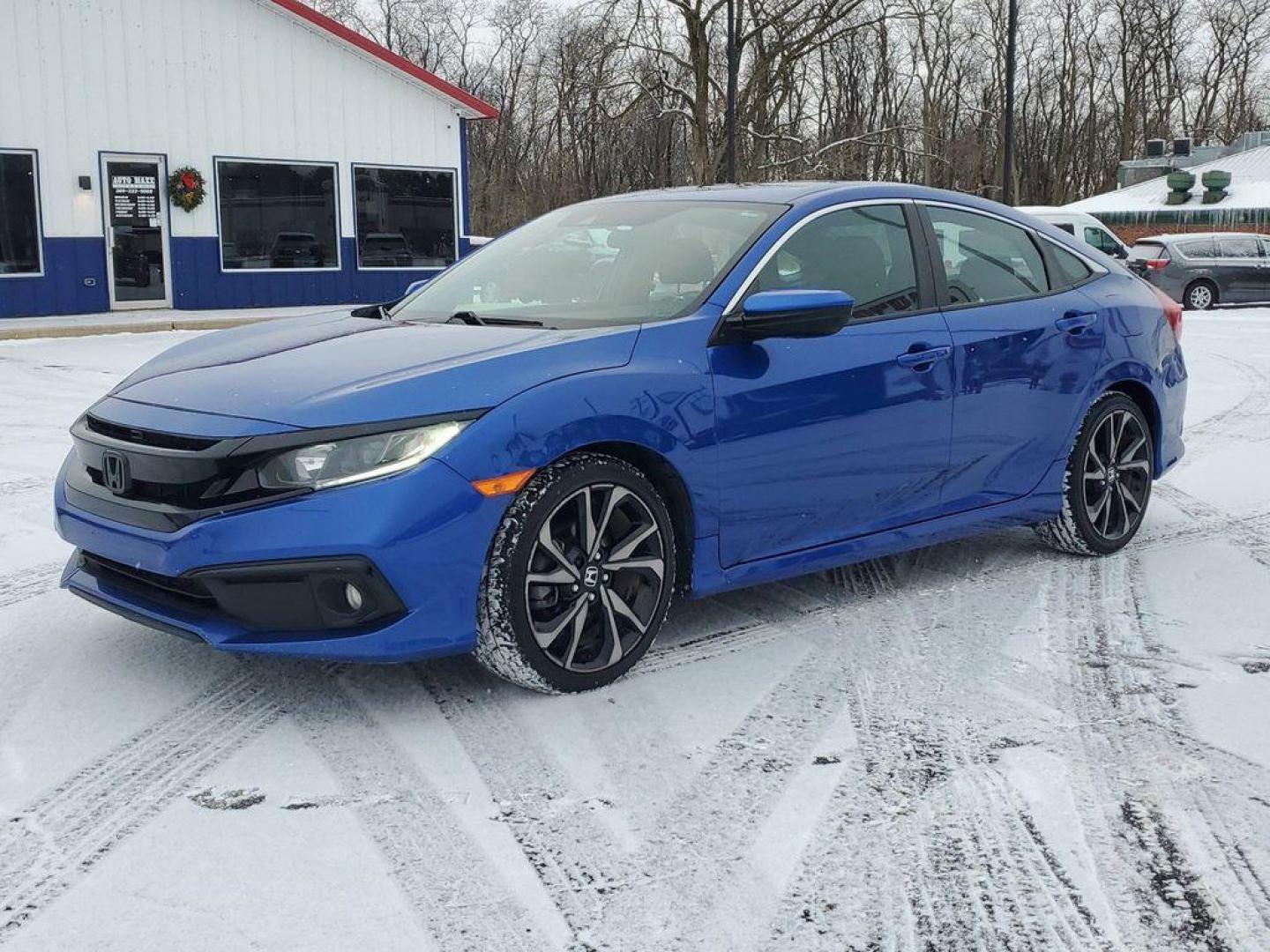 2020 Aegean Blue Metallic /Black Honda Civic EX Honda Sensing Sedan CVT (2HGFC2F82LH) with an 2.0L L4 DOHC 16V engine, CVT transmission, located at 6064 Gull Rd, Kalamazoo, MI, 49048, (269) 222-0088, 42.328388, -85.512924 - <b>Vehicle Details</b><br>Get ready to elevate your driving experience with this outstanding 2020 Honda Civic Sport! Designed for those who crave a balance of performance, style, and technology, this dynamic vehicle is ready to impress. Under the hood, you'll find a robust 4-cylinder, 2.0L engine t - Photo#1