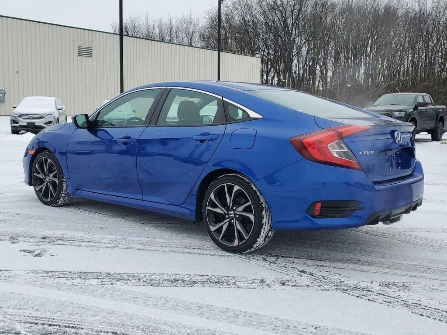 2020 Aegean Blue Metallic /Black Honda Civic EX Honda Sensing Sedan CVT (2HGFC2F82LH) with an 2.0L L4 DOHC 16V engine, CVT transmission, located at 6064 Gull Rd, Kalamazoo, MI, 49048, (269) 222-0088, 42.328388, -85.512924 - <b>Vehicle Details</b><br>Get ready to elevate your driving experience with this outstanding 2020 Honda Civic Sport! Designed for those who crave a balance of performance, style, and technology, this dynamic vehicle is ready to impress. Under the hood, you'll find a robust 4-cylinder, 2.0L engine t - Photo#2