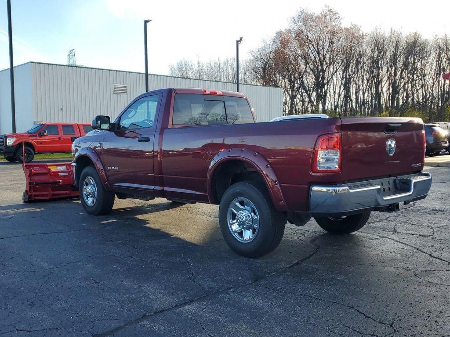 2020 Delmonico Red Pearlcoat /Black RAM 3500 Tradesman Regular Cab 4WD (3C63R3AL4LG) with an 6.7L L6 OHV 24V TURBO DIESEL engine, 6A transmission, located at 6064 Gull Rd, Kalamazoo, MI, 49048, (269) 222-0088, 42.328388, -85.512924 - <b>Vehicle Details</b><br>Introducing the remarkable 2020 Ram 3500 Tradesman, a powerful and versatile workhorse that is ready to tackle any job with its robust capabilities. This exceptional used vehicle boasts a mere 37,335 miles on its odometer, ensuring years of reliable service and optimal perf - Photo#2