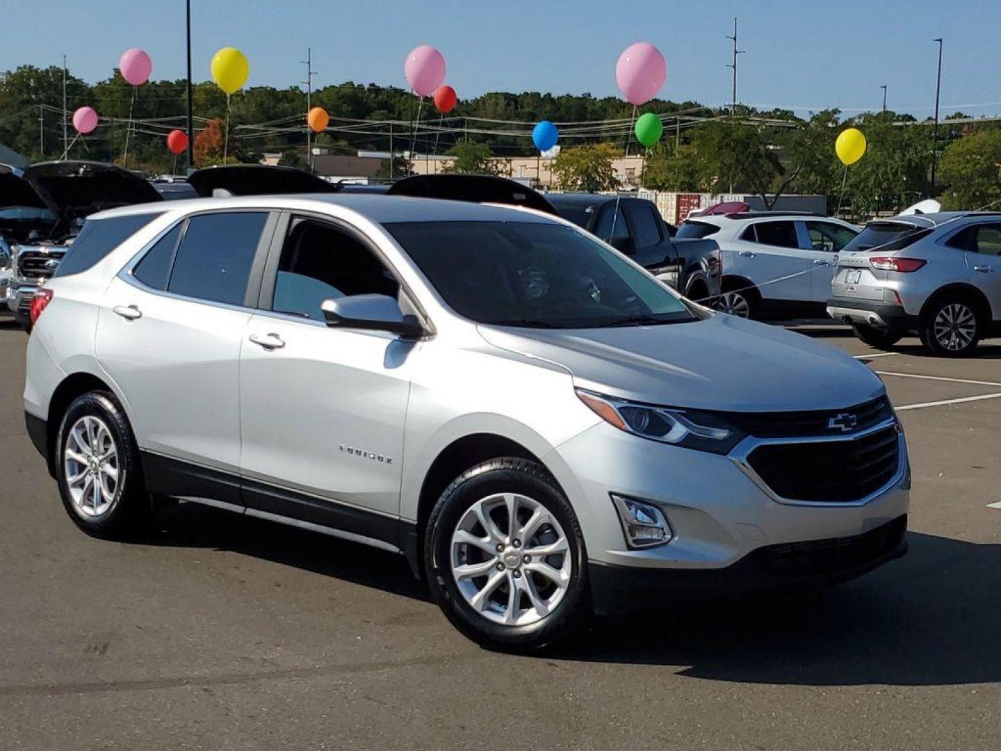 2021 Silver Ice Metallic /Jet Black Chevrolet Equinox LT AWD (3GNAXUEV8MS) with an 1.5L L4 DOHC 16V TURBO engine, 6A transmission, located at 234 Columbia Ave, Battle Creek, MI, 49015, (269) 222-0088, 42.298264, -85.192543 - <b>Vehicle Details</b><br>Introducing the 2021 Chevrolet Equinox LT, a well-maintained, pre-owned vehicle with 40,718 miles on the odometer. This compact SUV is equipped with a reliable 4-cylinder, 1.5L engine, delivering a balanced combination of power and efficiency, perfect for both city commutes - Photo#0