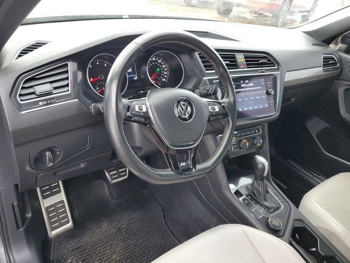 2021 Platinum Gray Metallic /Storm Gray Volkswagen Tiguan SE 4Motion AWD (3VV2B7AX6MM) with an 2.0L L4 DOHC 16V TURBO engine, 8A transmission, located at 234 Columbia Ave, Battle Creek, MI, 49015, (269) 222-0088, 42.298264, -85.192543 - <b>Equipment</b><br>This model has automated speed control that adjusts to maintain a safe following distance, enhancing highway driving convenience. This vehicle is equipped with all wheel drive. This unit comes equipped with Android Auto for seamless smartphone integration on the road. Apple CarPl - Photo#11