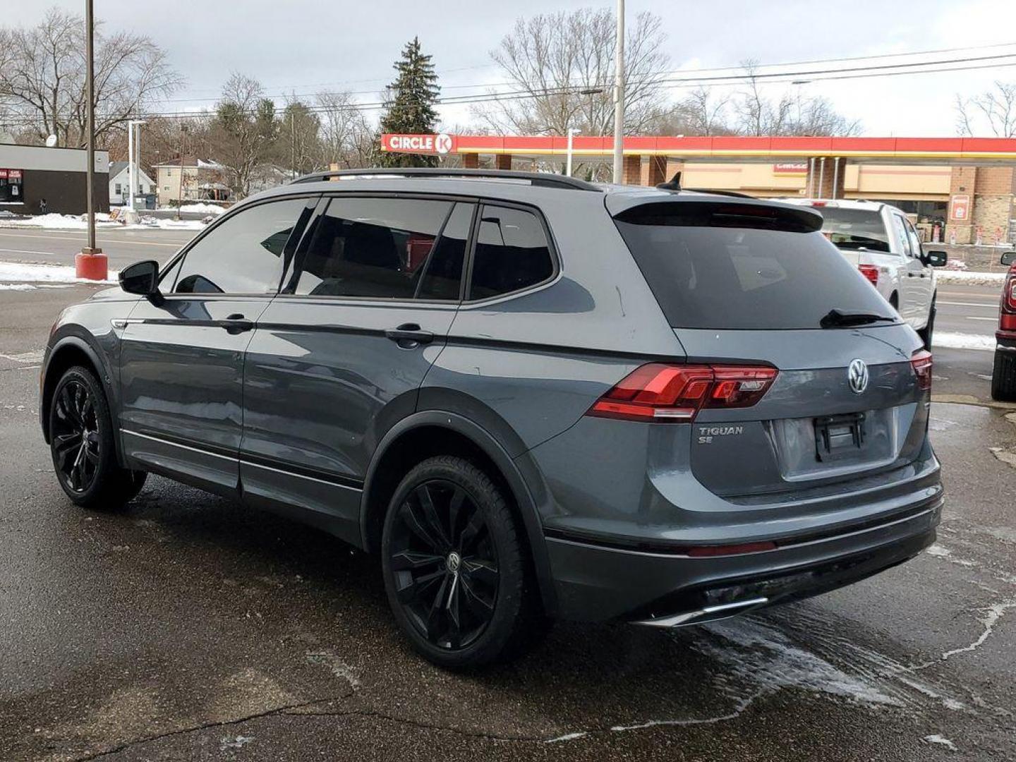 2021 Platinum Gray Metallic /Storm Gray Volkswagen Tiguan SE 4Motion AWD (3VV2B7AX6MM) with an 2.0L L4 DOHC 16V TURBO engine, 8A transmission, located at 234 Columbia Ave, Battle Creek, MI, 49015, (269) 222-0088, 42.298264, -85.192543 - <b>Equipment</b><br>This model has automated speed control that adjusts to maintain a safe following distance, enhancing highway driving convenience. This vehicle is equipped with all wheel drive. This unit comes equipped with Android Auto for seamless smartphone integration on the road. Apple CarPl - Photo#2