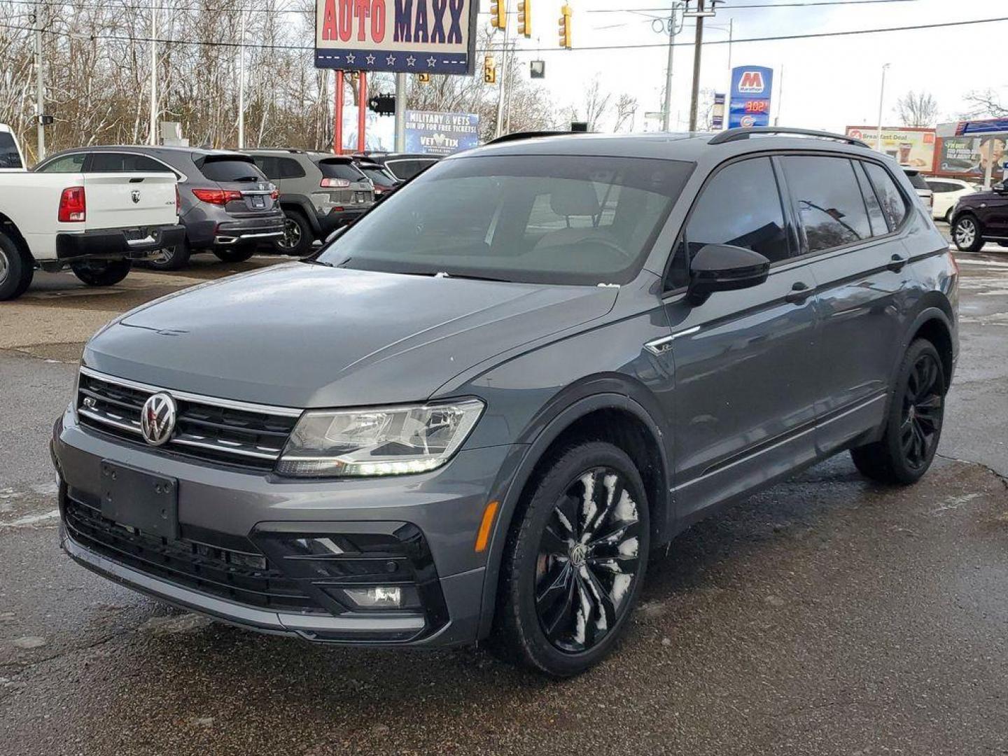 2021 Platinum Gray Metallic /Storm Gray Volkswagen Tiguan SE 4Motion AWD (3VV2B7AX6MM) with an 2.0L L4 DOHC 16V TURBO engine, 8A transmission, located at 234 Columbia Ave, Battle Creek, MI, 49015, (269) 222-0088, 42.298264, -85.192543 - <b>Equipment</b><br>This model has automated speed control that adjusts to maintain a safe following distance, enhancing highway driving convenience. This vehicle is equipped with all wheel drive. This unit comes equipped with Android Auto for seamless smartphone integration on the road. Apple CarPl - Photo#3