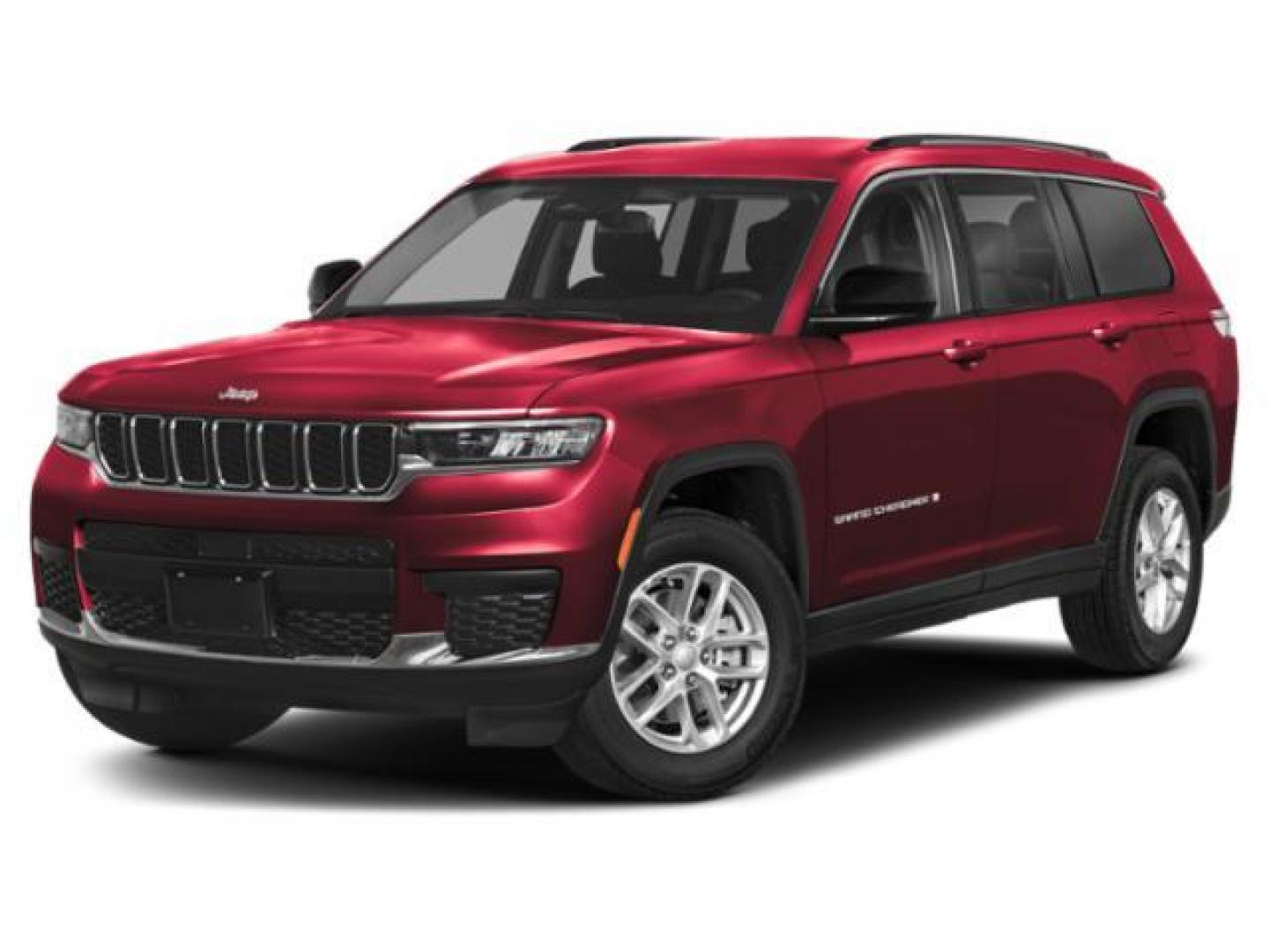 2023 Velvet Red Pearlcoat /Global Black Jeep Grand Cherokee L Laredo 4WD (1C4RJKAG8P8) with an 3.6L V6 DOHC 24V engine, 8A transmission, located at 6064 Gull Rd, Kalamazoo, MI, 49048, (269) 222-0088, 42.328388, -85.512924 - <b>Vehicle Details</b><br>For sale at our dealership: a 2023 Jeep Grand Cherokee L Laredo with 48,865 miles, ready to tackle any adventure with its 4WD capabilities and robust V6, 3.6L engine. This SUV combines rugged performance with modern comfort and convenience features, making it an ideal choic - Photo#0